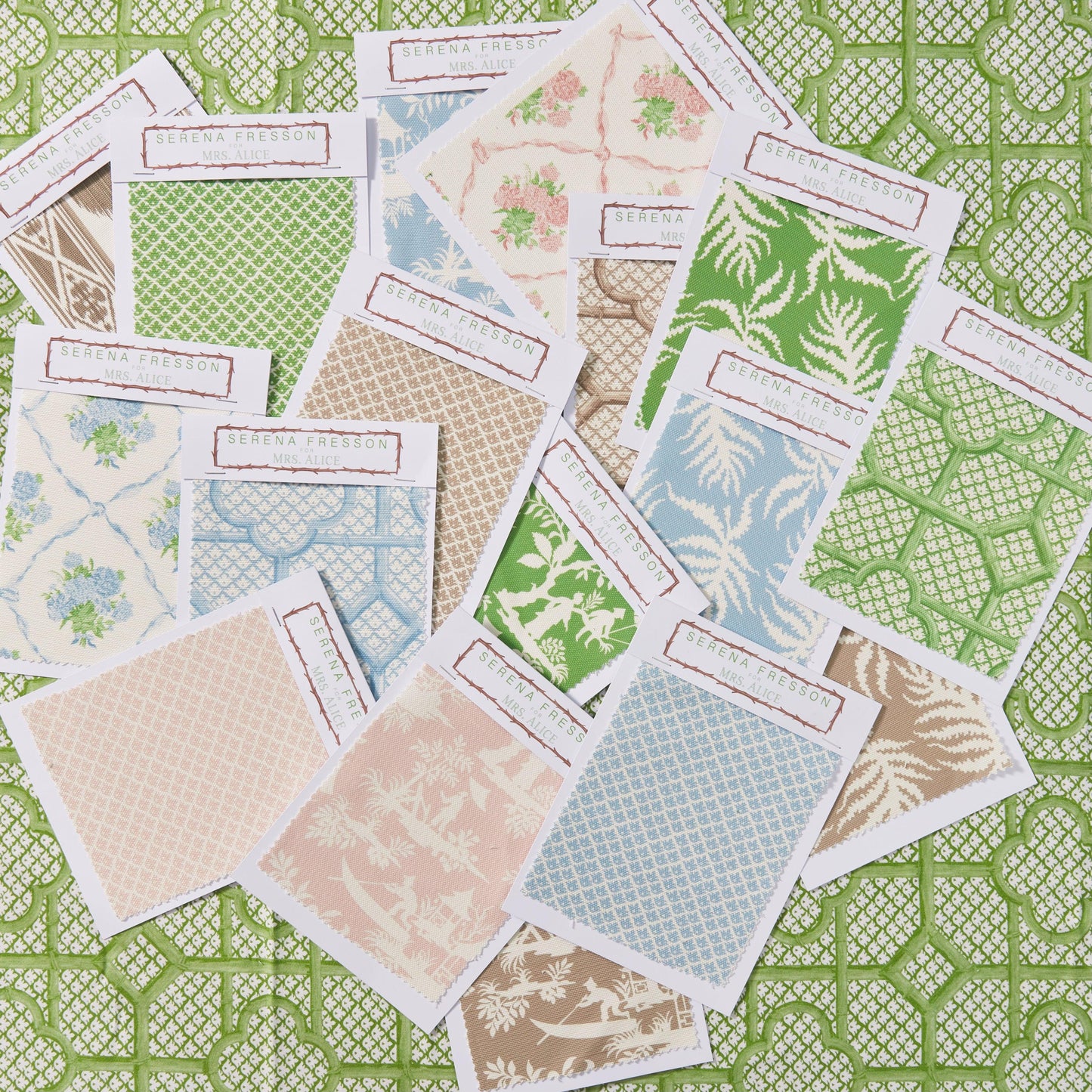Putty Pagoda Garden Fabric