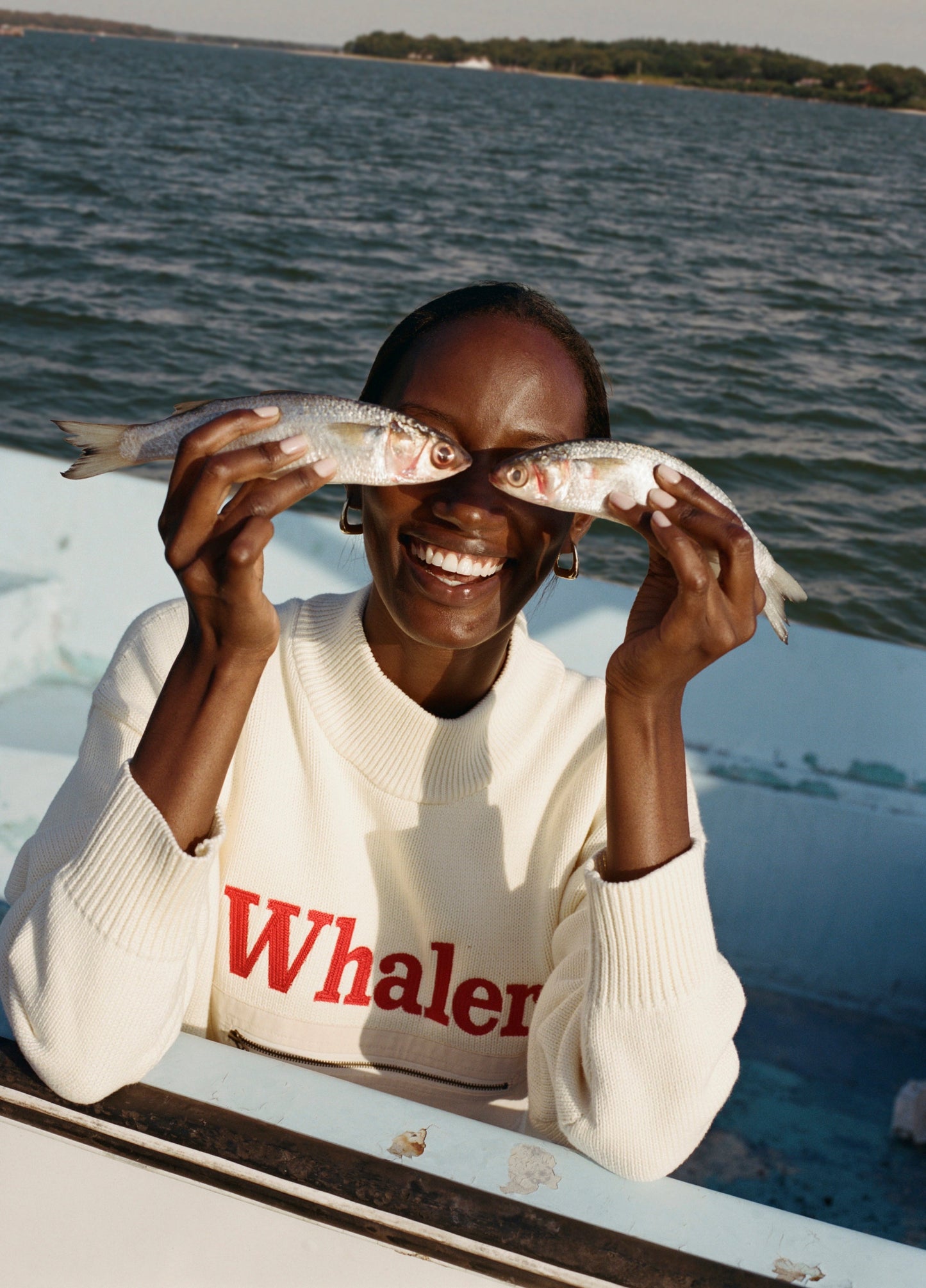 Customizable 'Boston Whaler' Sweater