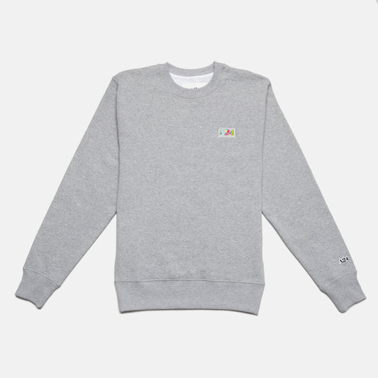Grey Patch Crewneck