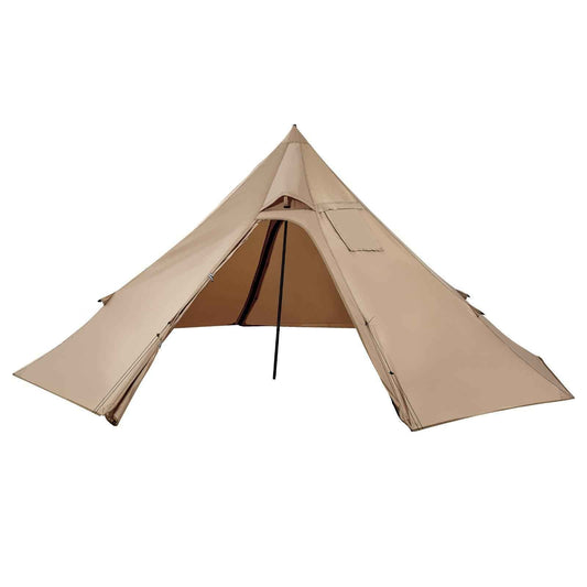 2-Person Hot Tent with Stove Jack | 4-Season Waterproof Tipi Camping Tent