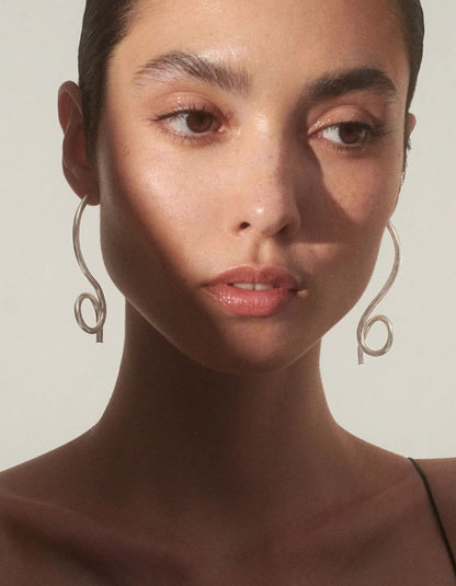 Cursive Earrings