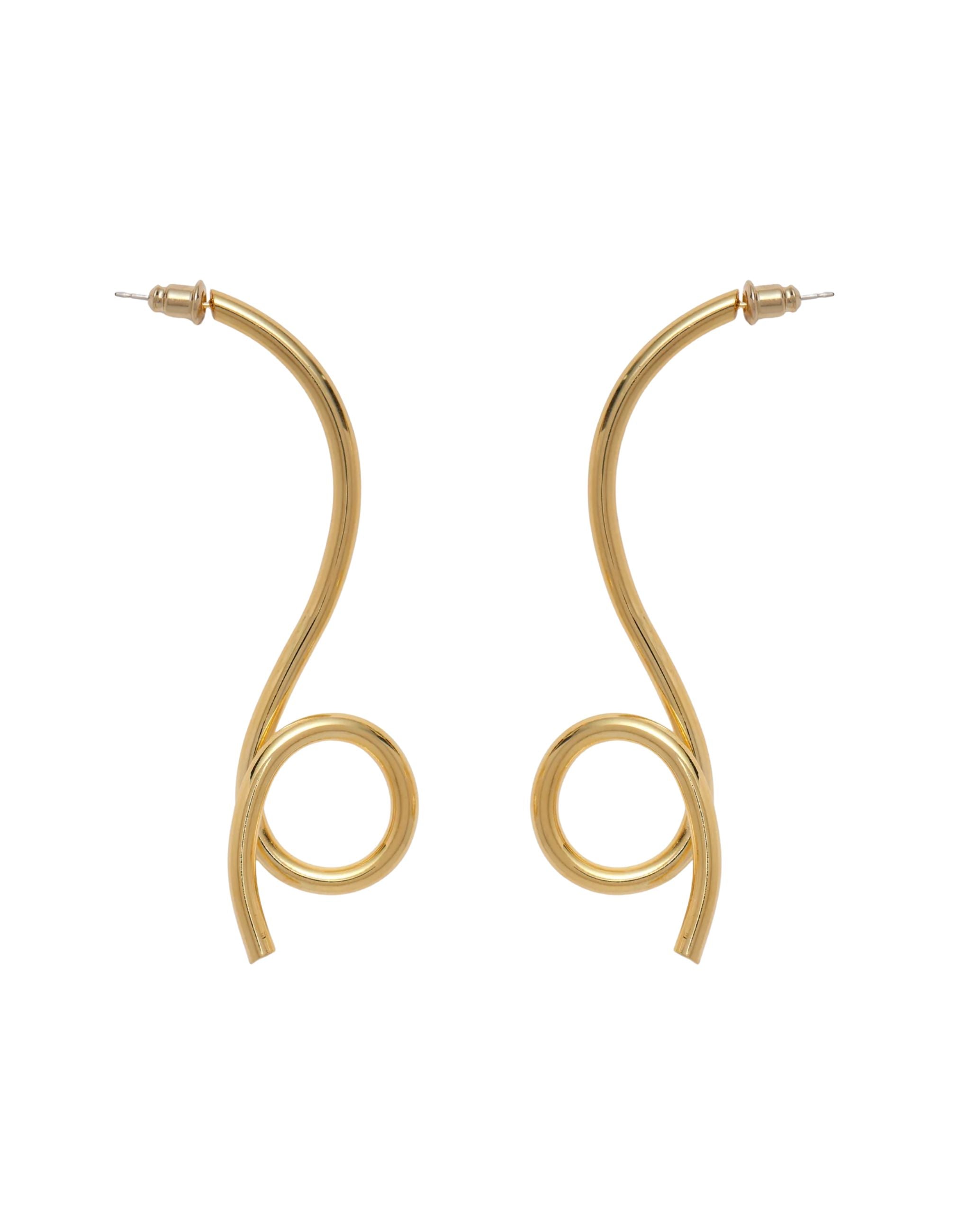 Cursive Earrings