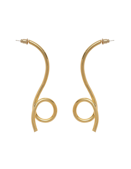 Cursive Earrings