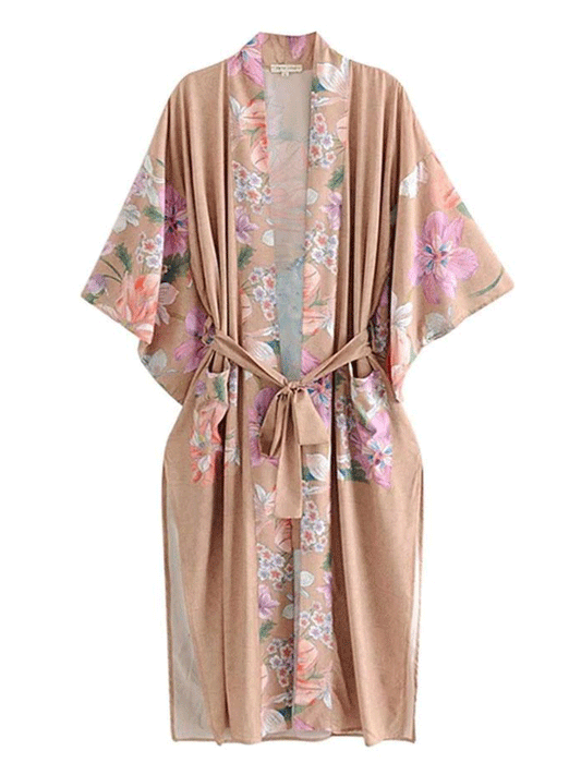 Chic Floral Women's Relaxed Fit Kimono | Eva Trends