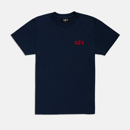 Navy Logo Tee