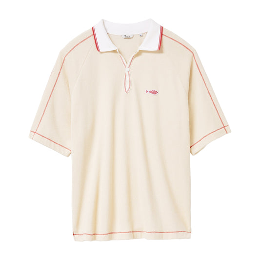 'Le Sirenuse' Guppy Raglan Terry Polo