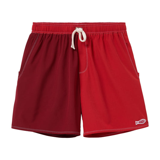 'Le Sirenuse' Guppy Trunks (Red)