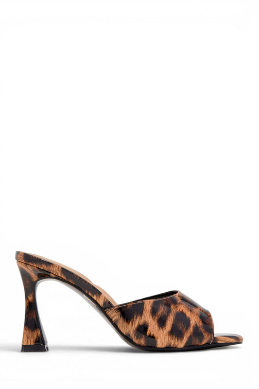 Adriana Single Sole Mule - Leopard