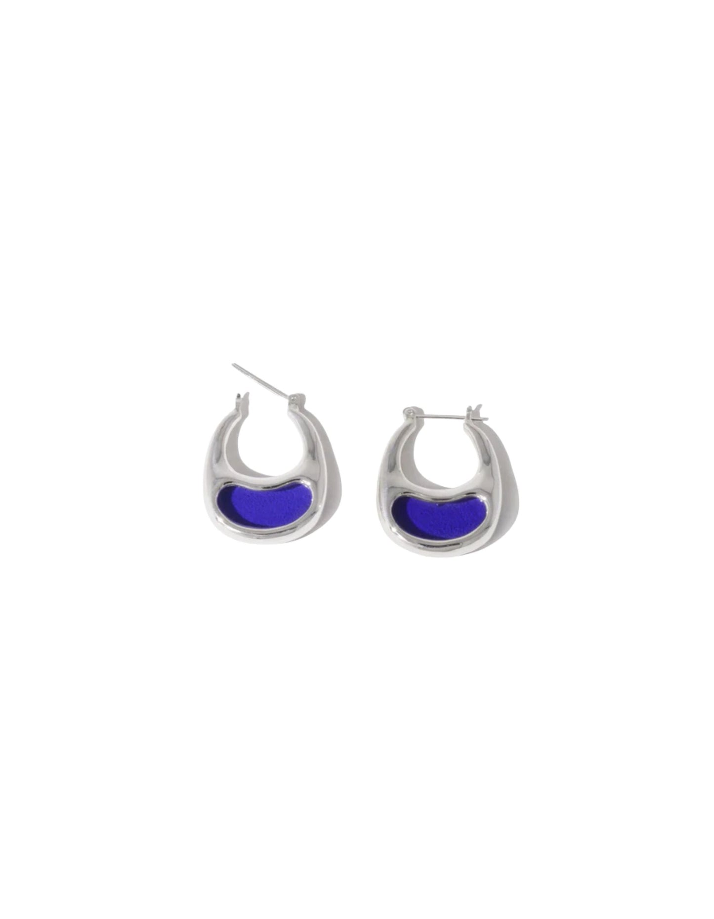 Bean Hoop Earrings | Small