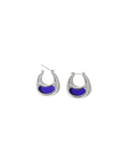 Bean Hoop Earrings | Small