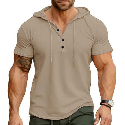 Men's Cotton Blend Fitness Short-Sleeve Sport T-Shirt – 10 Colors