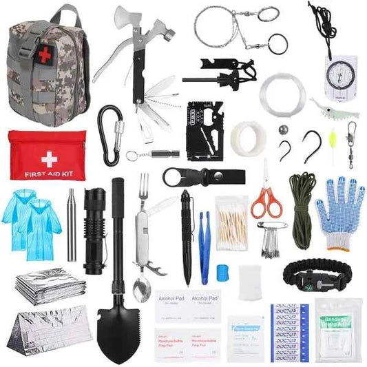 125-Piece Professional Survival Kit – Complete Emergency & Outdoor Gear Set