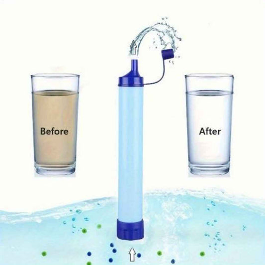 Personal Water Filter Straw – Lightweight Portable Filtration for Hiking, Camping, RV Travel & Emergency Prep