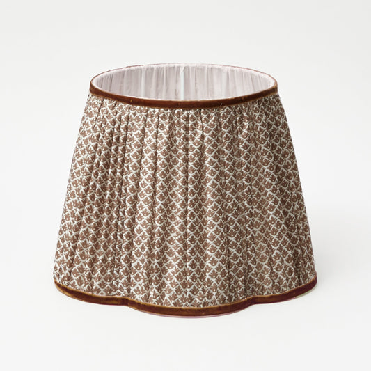 Chocolate Lotus Lampshade (30cm)