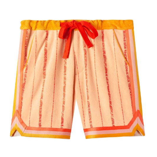 'El Pájaro Cubano' Cabana Shorts (Cream)