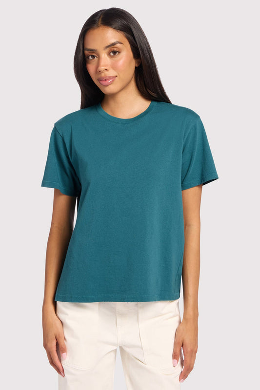 Vintage Cotton Everyday T-Shirt | Faded Lagoon
