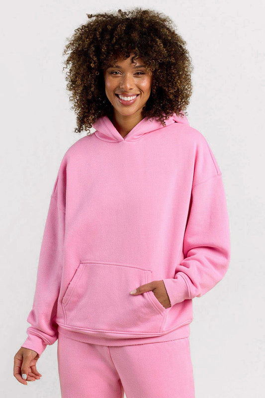 Vintage Fleece Hoodie | Bubblegum Pink