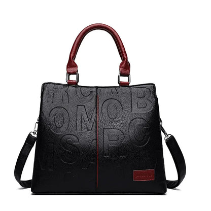 PU Leather Casual Crossbody Bags for Women Ladies Luxury Designer Tote Handbag Female Large Capacity Travel Shoulder Bag Sac
