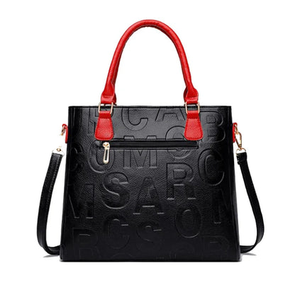 PU Leather Casual Crossbody Bags for Women Ladies Luxury Designer Tote Handbag Female Large Capacity Travel Shoulder Bag Sac