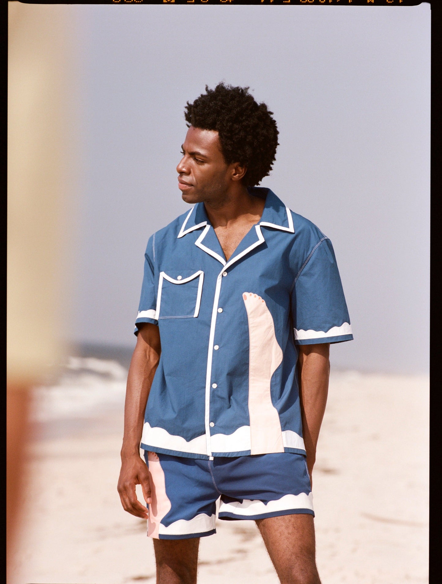 ‘Tom Wesselmann - Seascape #2’ Camp Collar