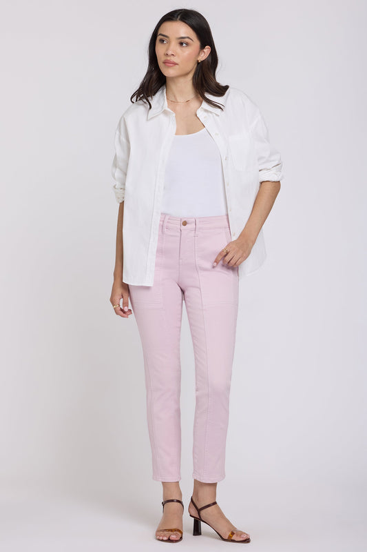 Margot Girlfriend Jeans - Light Lilac