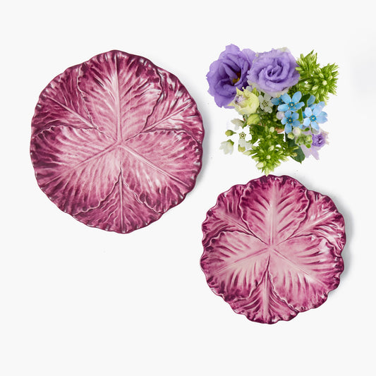 Aubergine Serena Cabbage Starter Plate
