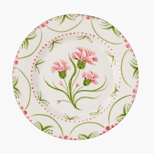 Pink & Green Santa Kristina Dinner Plate