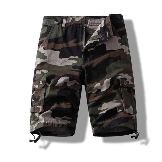 Men's Short Pants Cotton Cargo Shorts Tactical Breeches Casual Sports Man Hiking Fishing Streetwear