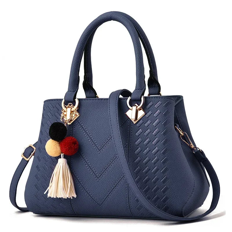 New Woman Shoulder Bag Large Capacity Handbag for Women Crossbody Bag PU Portable Bucket Bag Ladies Messenger Bags Tote Bags