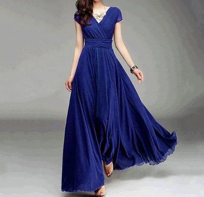 Elegant bodycon sexy Women's dress for women 2022 summer short sleeve chiffon boho party dresses woman robe femme ladies