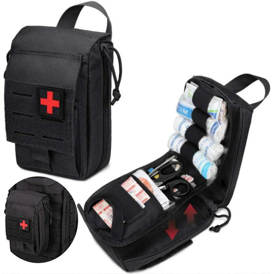 Outdoor Tactical First Aid Kit Bag – 1000D Nylon, Tourniquet Package, 3 Colors