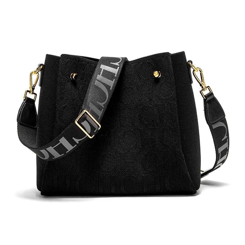 CH Crossbody Elegant Design Sense Letters Drawstring Design Brand Women's Bag Fashion Casual Hundred Women's Bag Crossbody