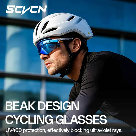SCVCN New Eagle Beak Fashion Sunglasses Outdoor Cycling Climbing Glasses UV400 for Men Road Bike Women Sports Hiking Eyewear