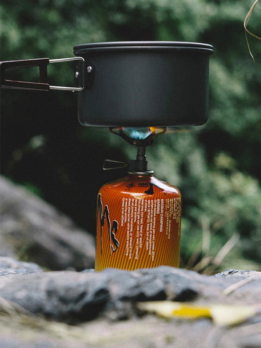 BRS-3000T Ultralight Titanium Camp Stove – 26g, 2700W, Butane/Propane, Foldable