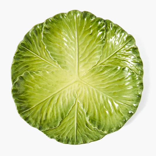 Green Serena Cabbage Dinner Plate