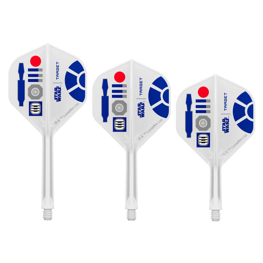 TARGET x STAR WARS - K-FLEX NO2 Shape - R2D2 - All-In-One Moulded Flights