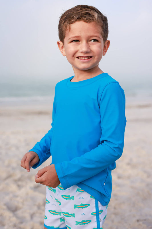 Long Sleeve Rash Guard Shirt | Twilight Tide