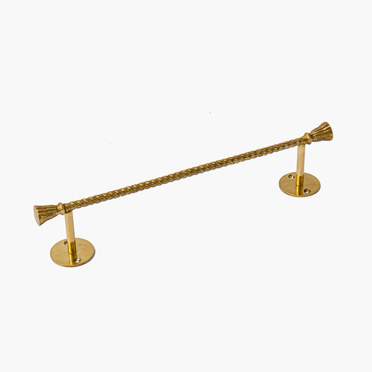 Rope Brass Hand Towel Rail