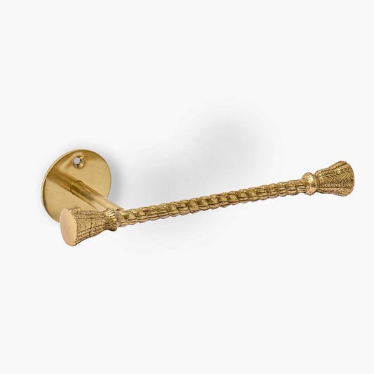 Rope Brass Toilet Roll Holder