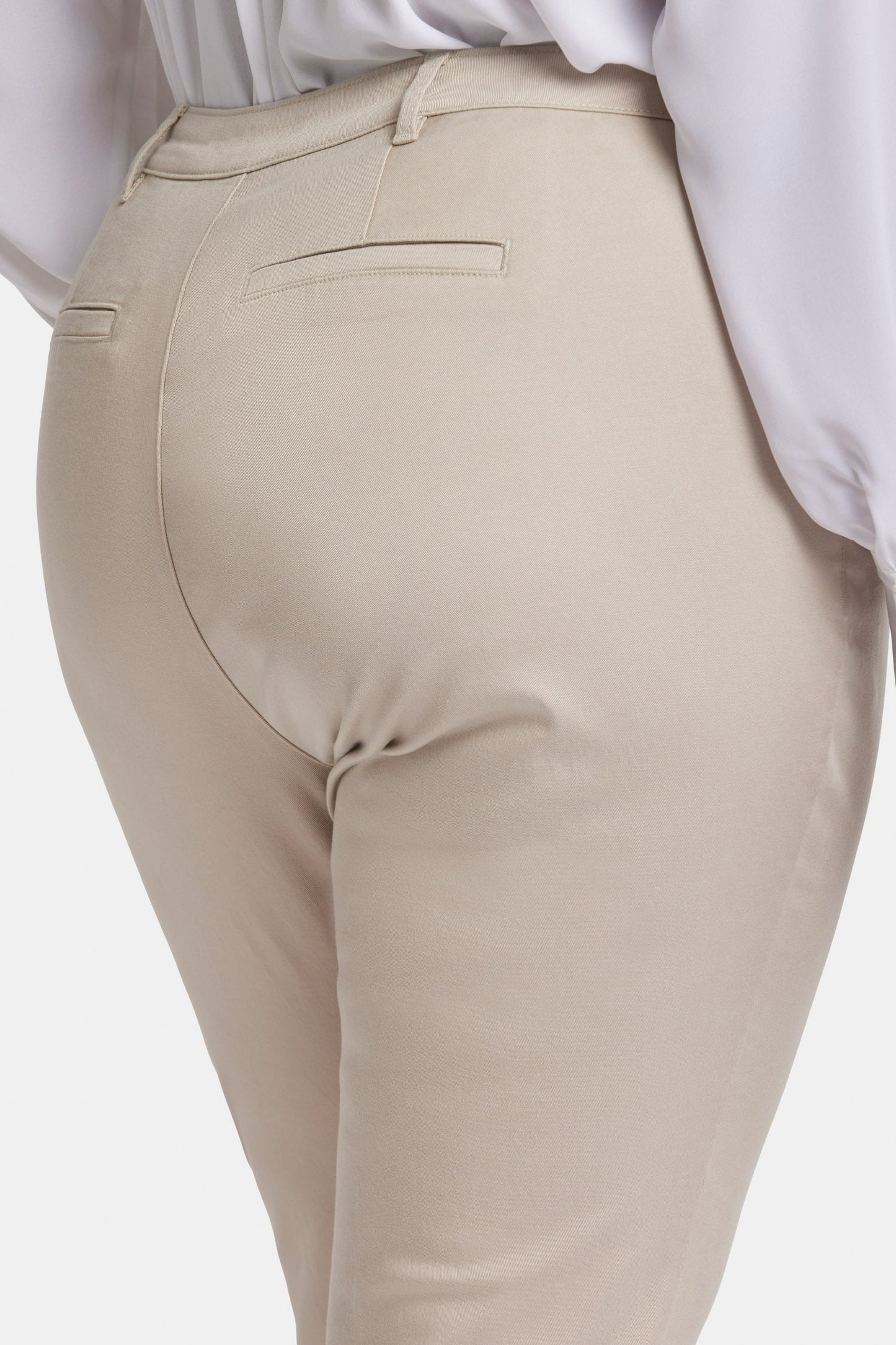 Sadie Slim Pants In Plus Size - Feather