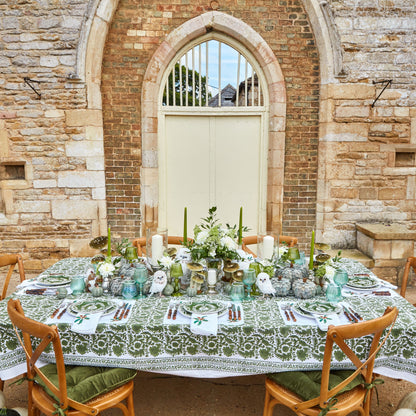 Olive Pheasant Tablecloth