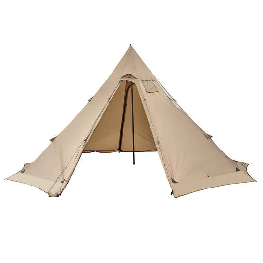 4-6 Person Hot Tent with Stove Jack | 4-Season Waterproof Tipi Camping Tent