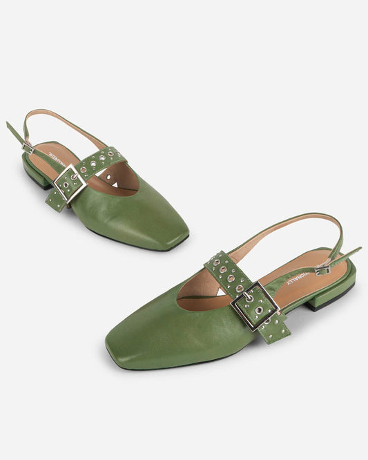 Pearl Slingback Ballet Flat - Cactus