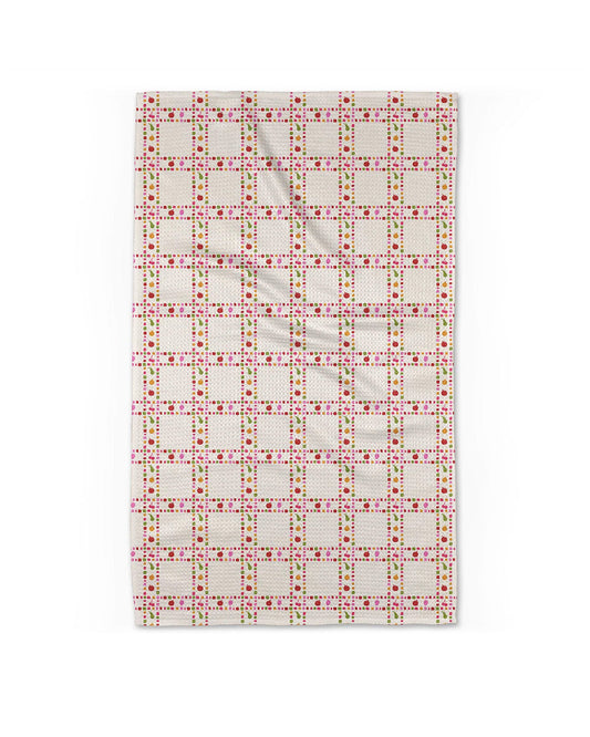 Fruits Plaid Tea Towel