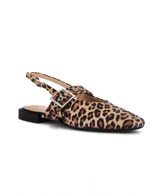 Pearl Slingback Ballet Flat - Leopard