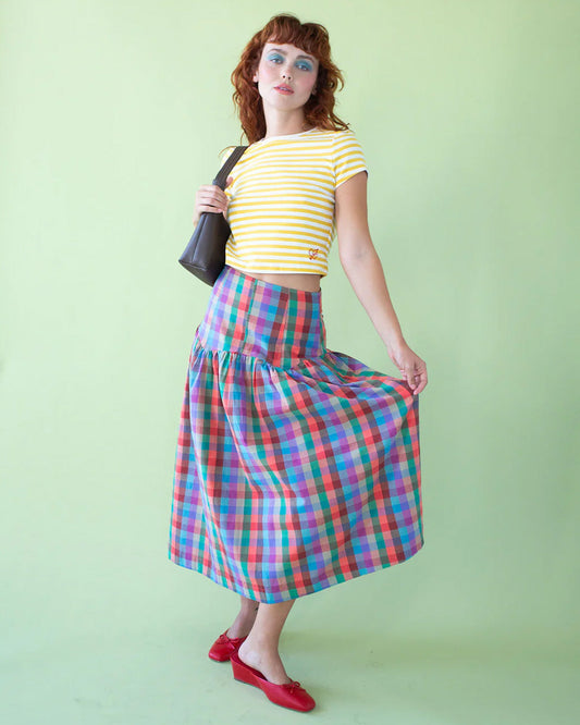 Penny Skirt - Colorburst Plaid