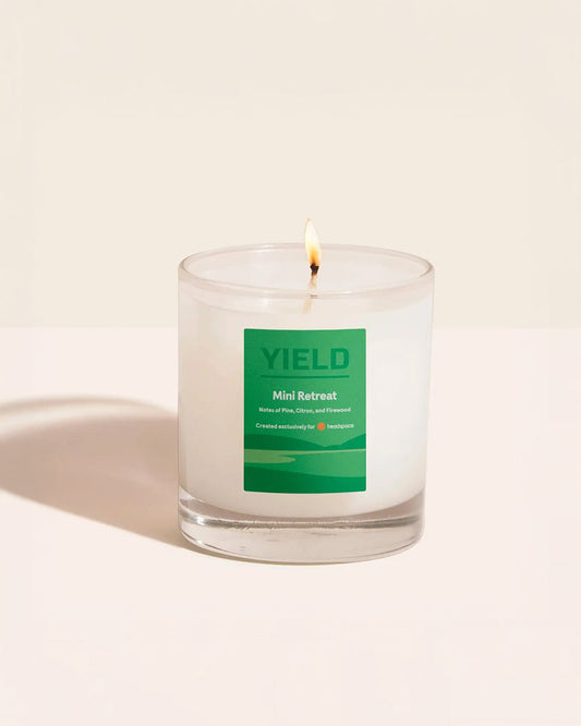 Headspace X YIELD Mini Retreat Candle