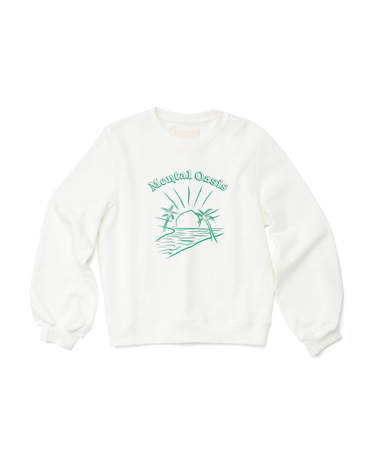 Mental Oasis Balloon Sleeve Sweatshirt