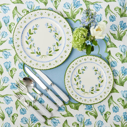 Josephine Green & Blue Starter Plates (Set of 4)