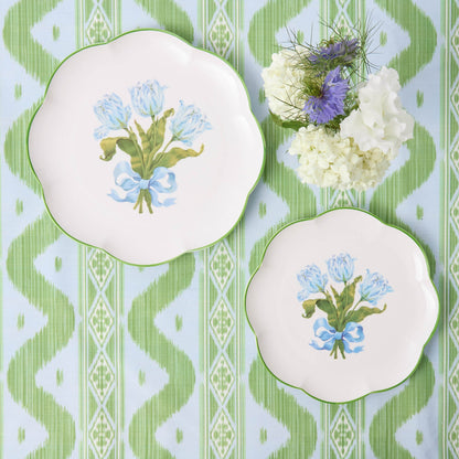Blue Tulip Starter Plates (Set of 4)